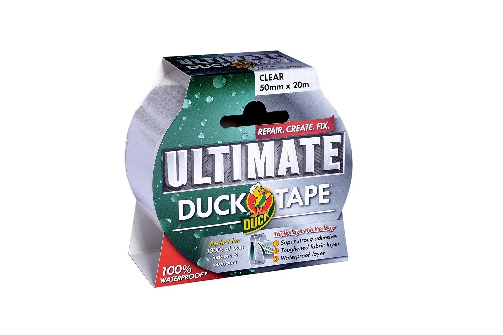 Duck 50mm x 25m Original Cloth Tape - White - Masking Tape 