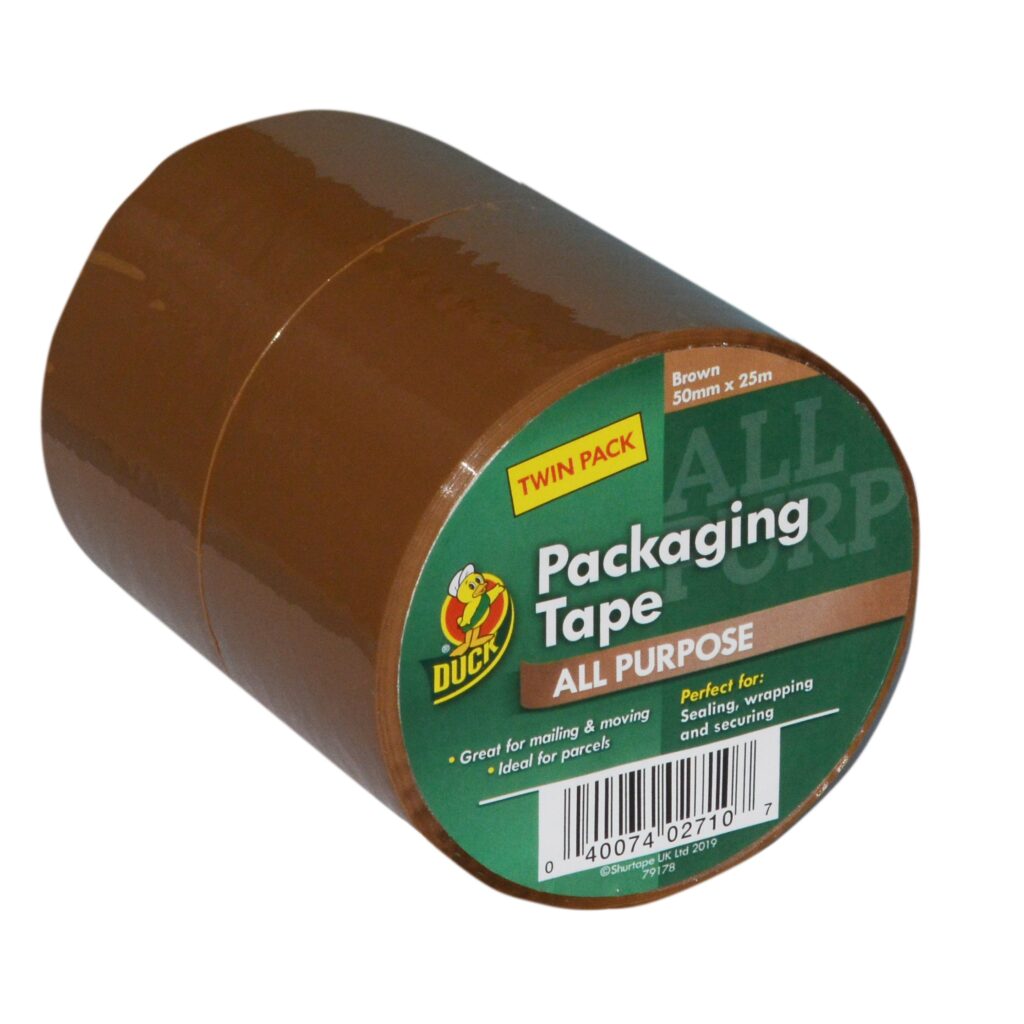 Duck 50mm x 25m Original Cloth Tape - White - Masking Tape 