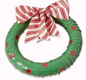 Duck Tape Christmas Wreath