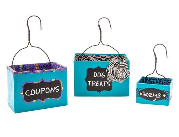 Duck Tape Hanging Boxes