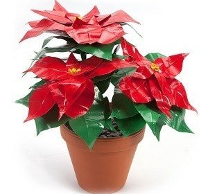 Duck Tape Poinsettia