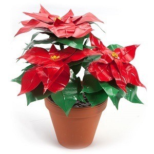 Duck Tape Poinsettia